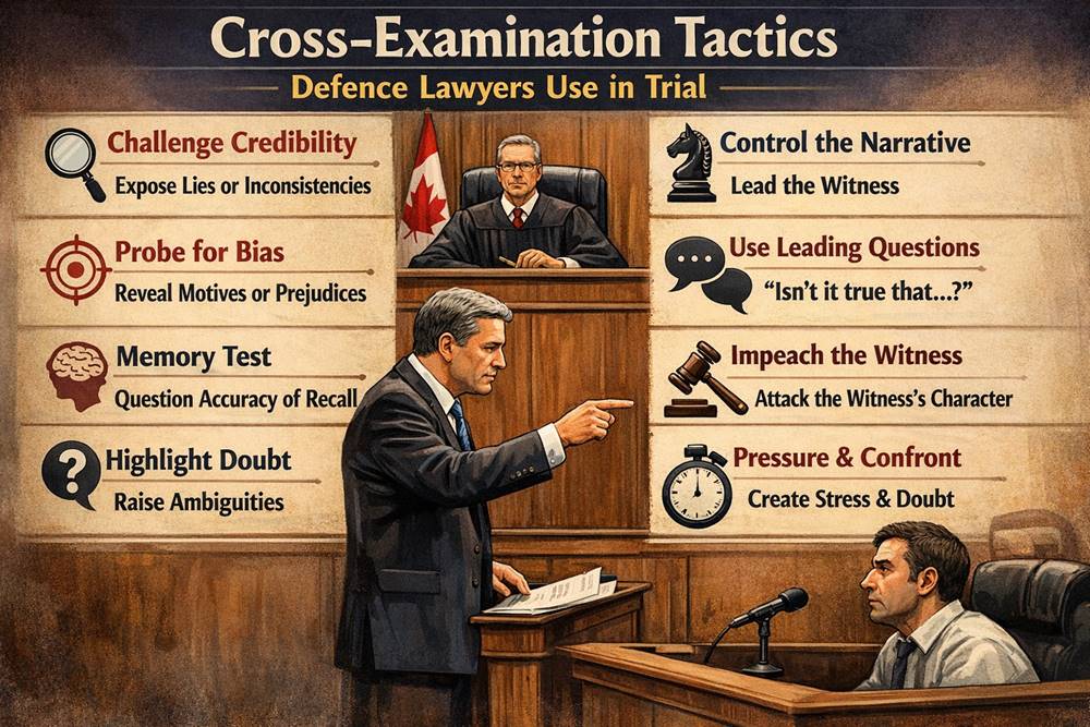 cross-examination tactics to test evidence